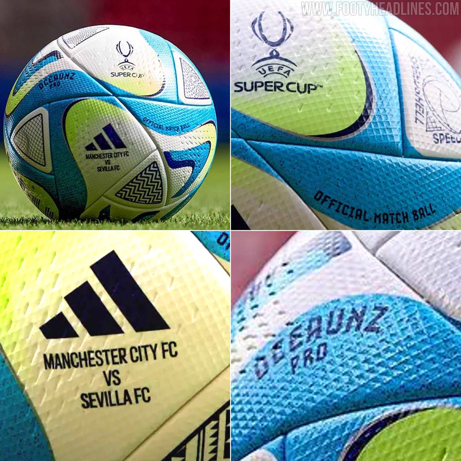 Adidas 2023 UEFA Super Cup Ball Released Footy Headlines